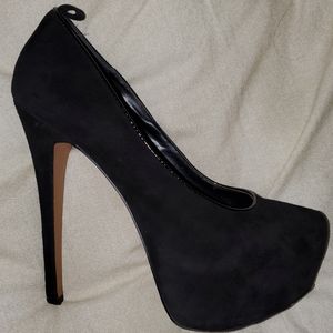 H by Halston Suede Heel